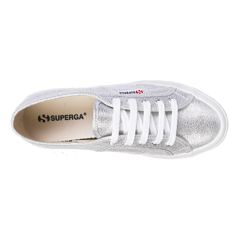 Superga - 2750 Swallowtail Micro Glitter Sneaker in white - silver  multicolour | Showpo NZ